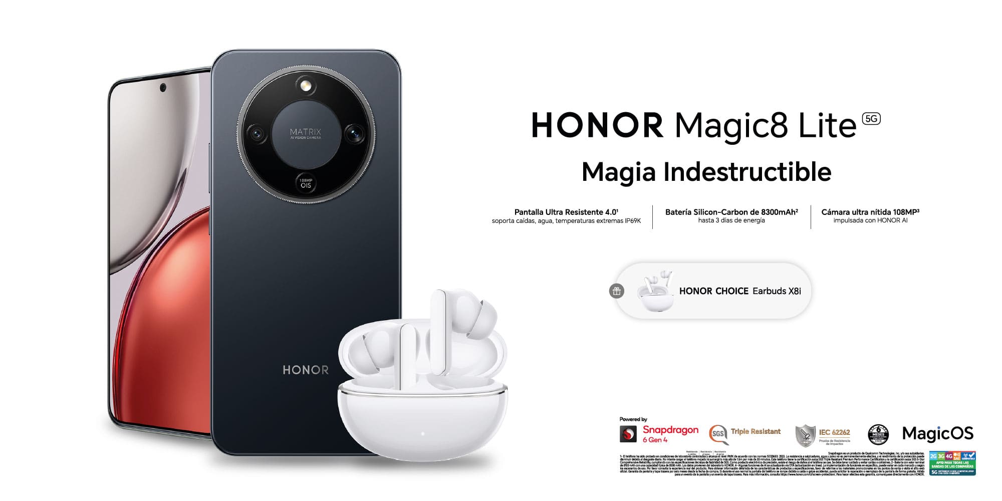 HONOR Magic8 Lite Bundle Black