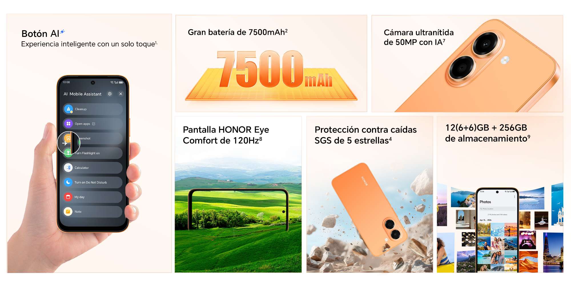 6 Aspectos destacados
