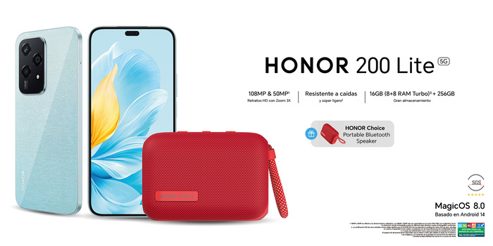 HONOR 200 Lite Bundle Azul
