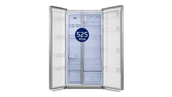 Practicidad para organizar tu vida - Refrigerador Side by Side SFX500. 