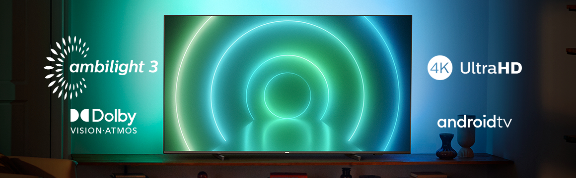 Smart TV Philips Ambilight 7906 con Android TV en hites.com