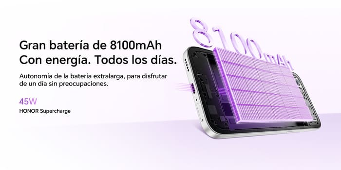 HONOR 600 SMART 6+256GB MORADO HONOR