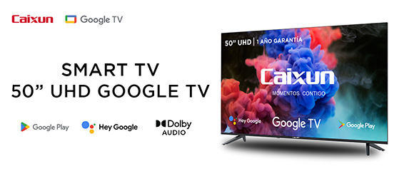 Smart TV Caixun 50 UHD Google TV