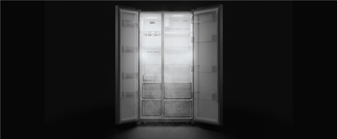 Mejor visibilidad interior - Refrigerador Side by Side SFX500.