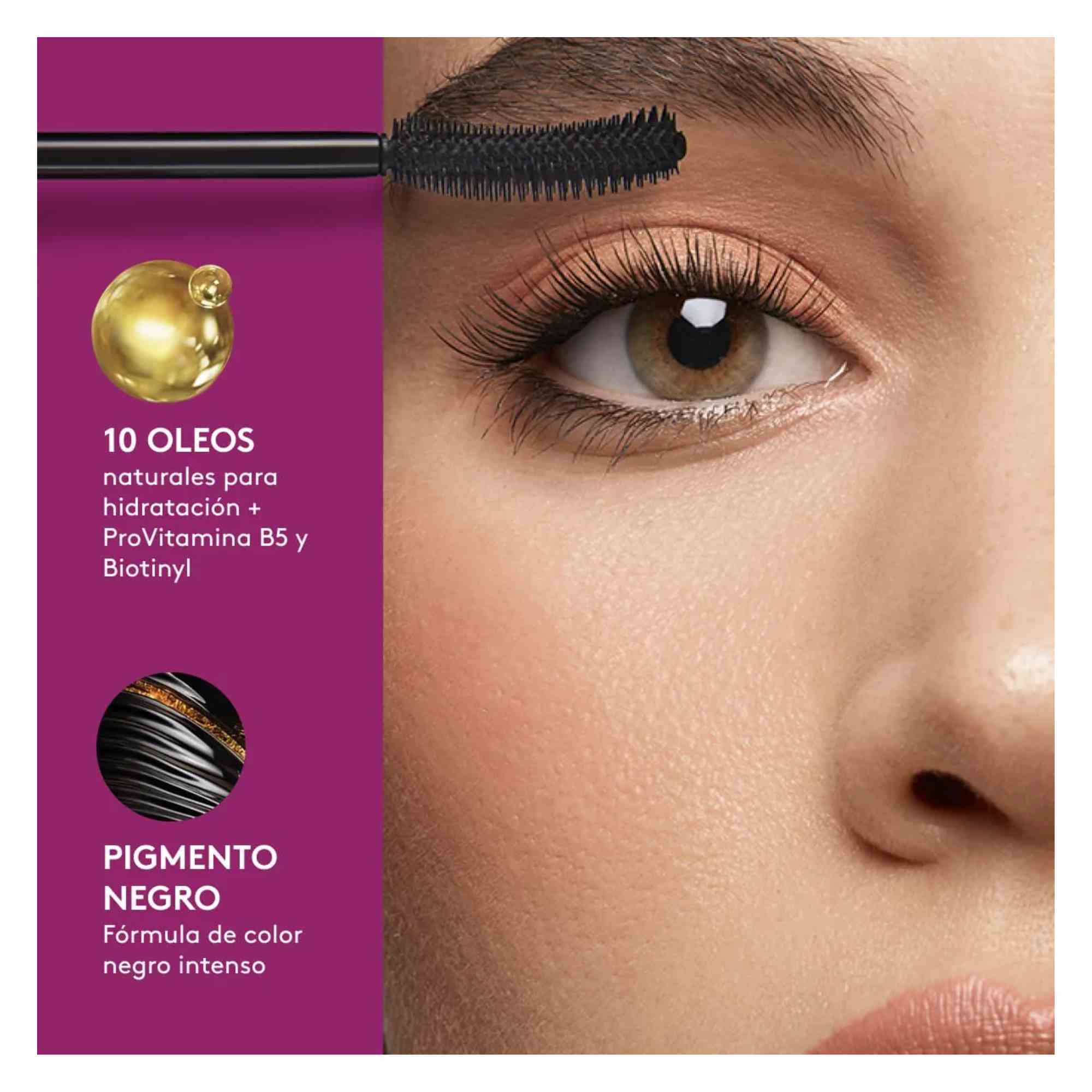 Máscara Primer De Pestañas Con Pigmento Negro Mega Full