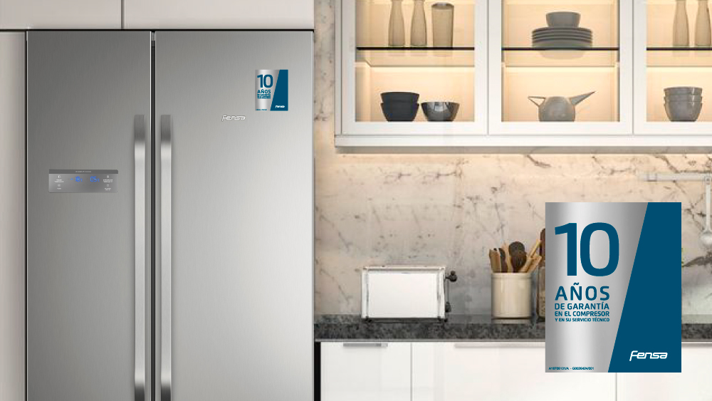 10 años de garantía - Refrigerador Side by Side SFX500. 