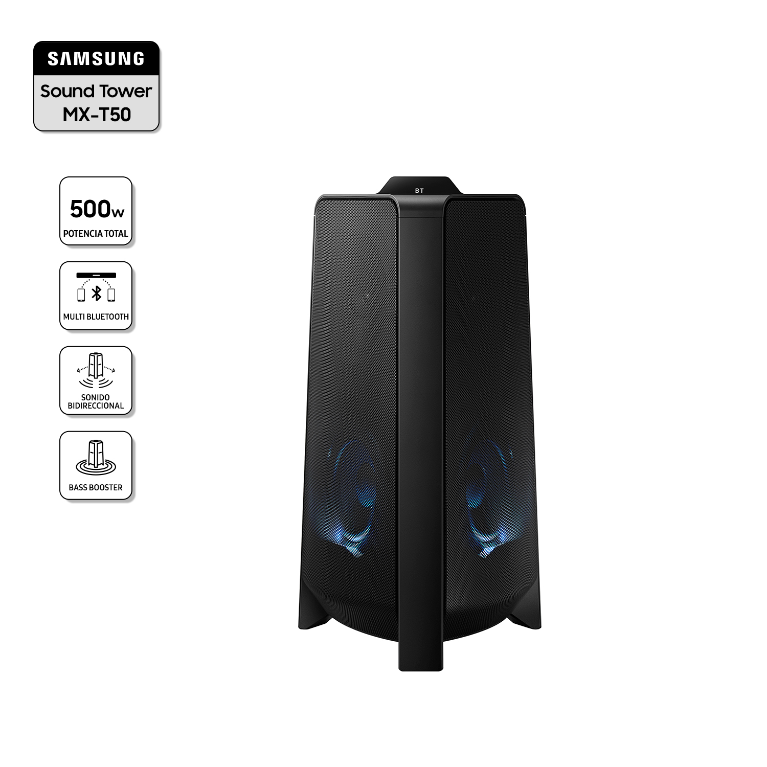 Minicomponente Samsung Sound Tower MX-T50/ZS en Oferta