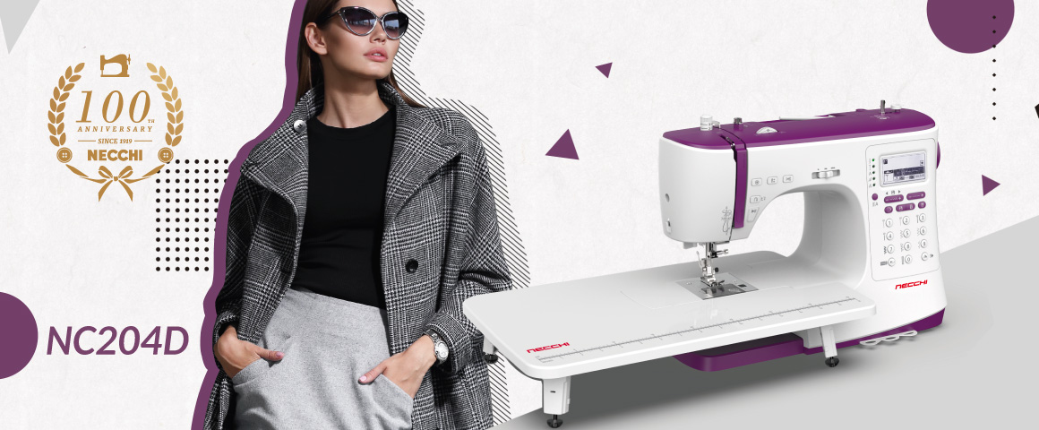Máquina de Coser Necchi Computarizada NC204D