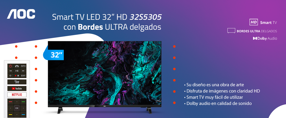 LED 32' AOC 32S5305 