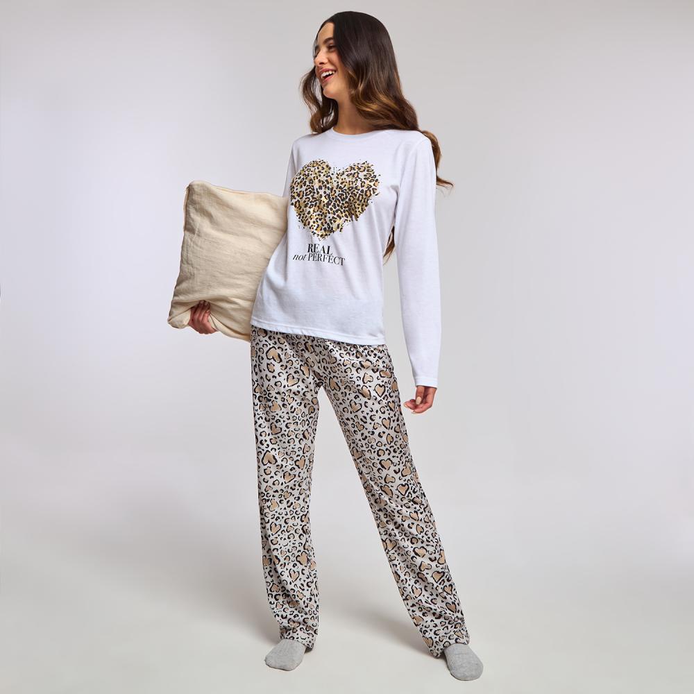 Pijama Botones Normann Pijama De Cuadros Normann Para Mujer - Manga Larga, Tallas Grandes Incluidas Pijama Mujer Normann