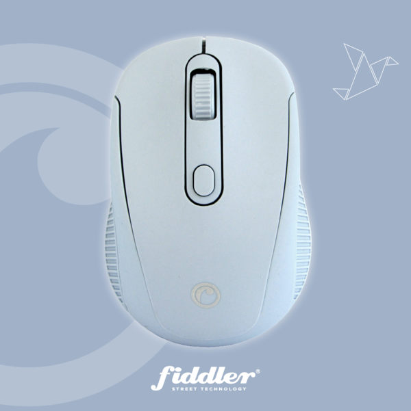 Mouse Óptico Inalámbrico Fiddler Gris FD-223