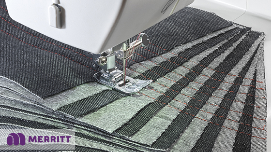 Máquina de coser Merritt 3B Full Desde Seda, Jeans y Cuero. 4x4  