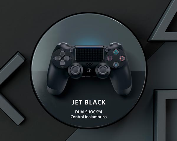 DUALSHOCK 4 JET BLACK PS4