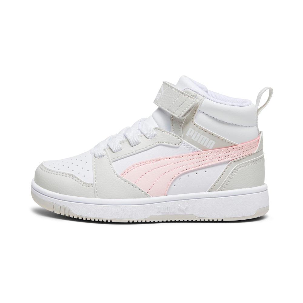 Zapatilla Urbana Nina Puma Rebound V6 Mid Ac Ps Blanco rosado en Oferta compra en Hites
