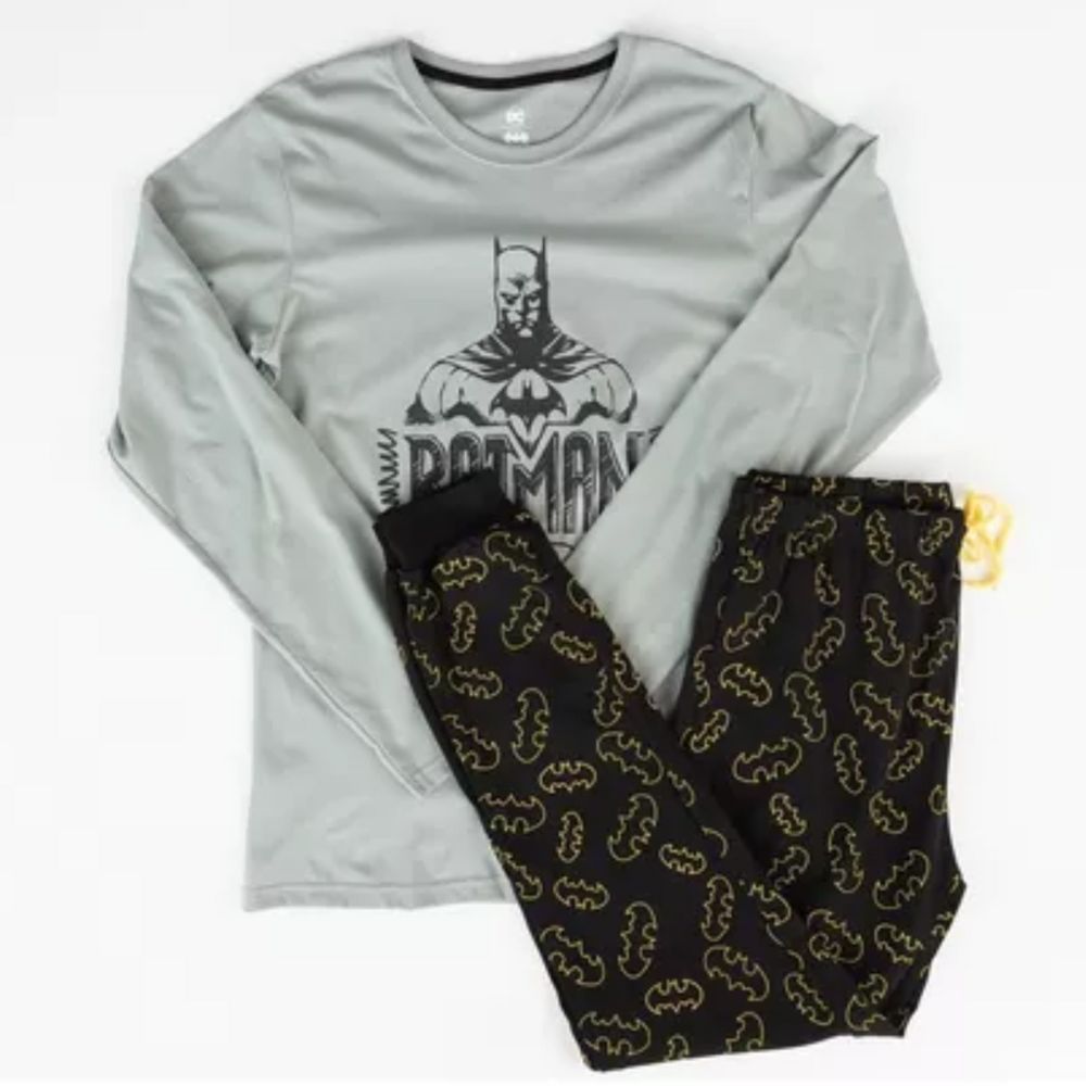 Pijama Hombre Invierno Batman Manga Larga