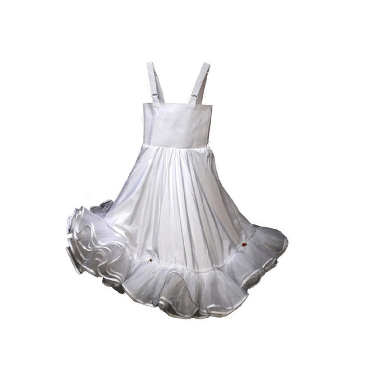 Falso Vestido Cueca China Falso Competencia Ruedos Nylon