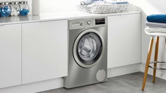 Serie | 6, Lavadora de carga frontal, 9 kg, Acero antihuellas | WAU28T6XES