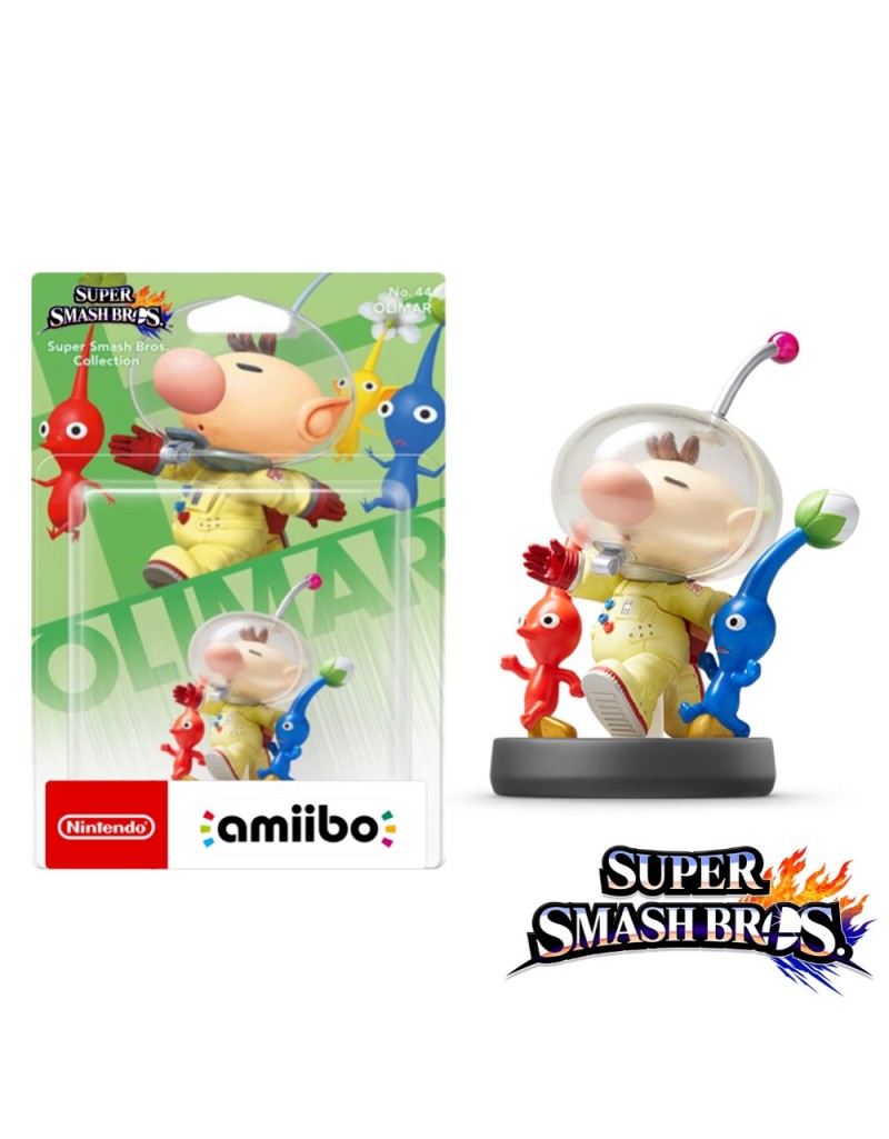 Smash Bros Nintendo Switch Pikmin & Olimar Amiibo Figure - Super