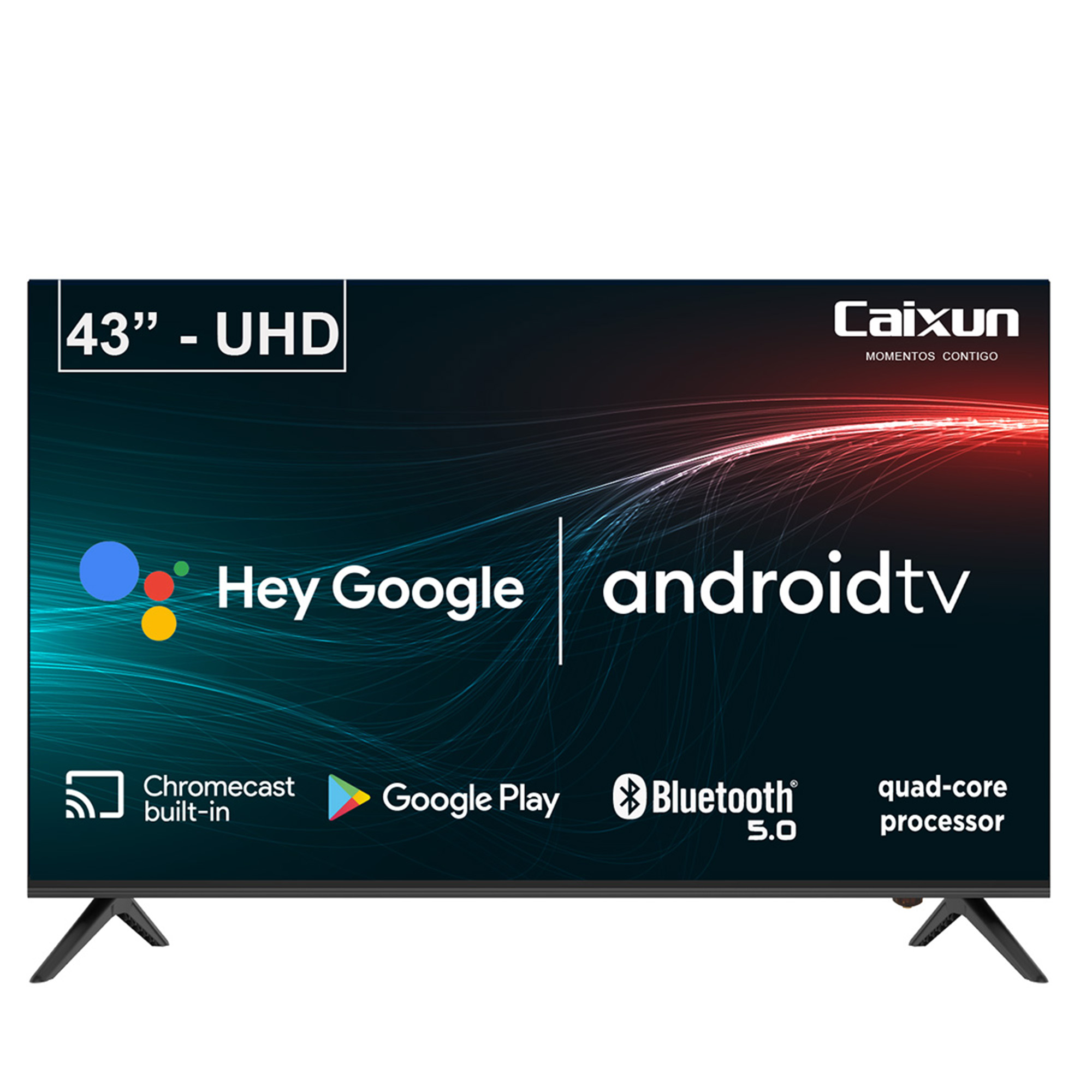 Caixun TV 32 Pulgadas, Televisor LED HD con 3 HDMI y 2 USB,Triple