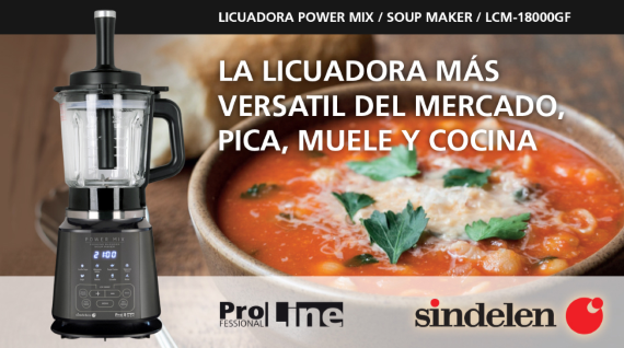 LICUADORA POWER MIX / SOUP MAKER / LCM-18000GF