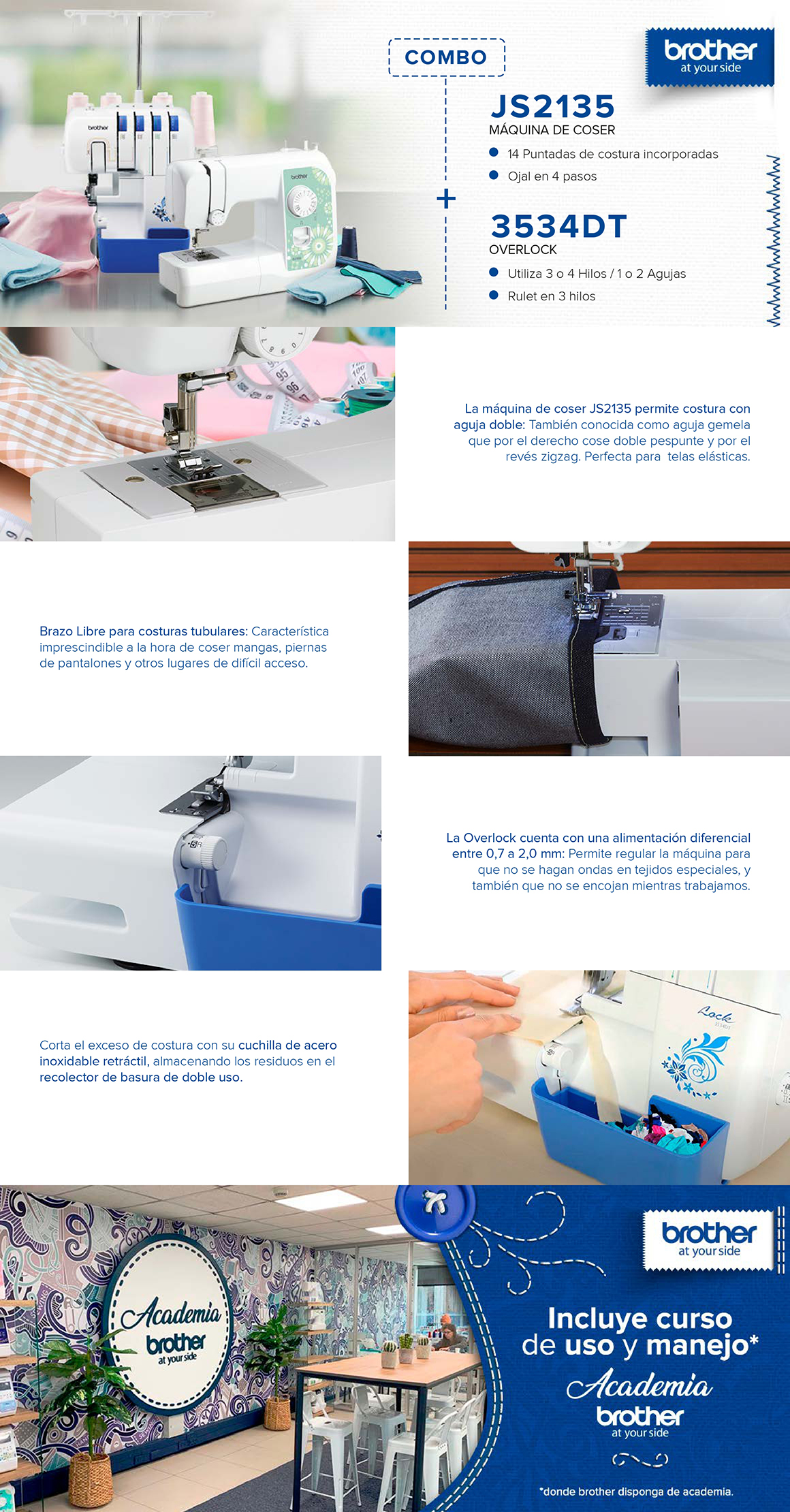 Maquinas de coser Brother en Hites.com