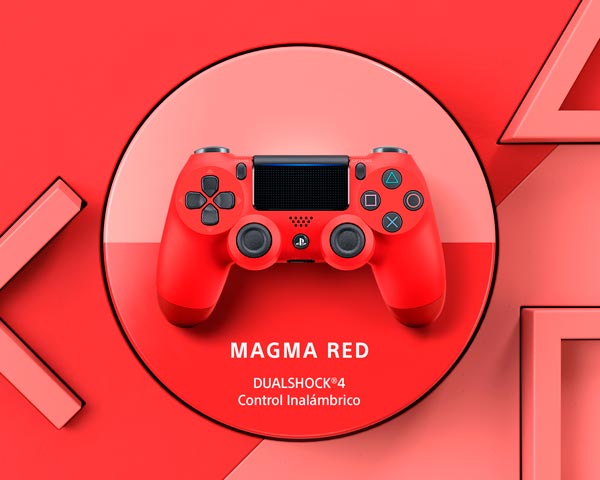 DUALSHOCK 4 MAGMA RED PS4