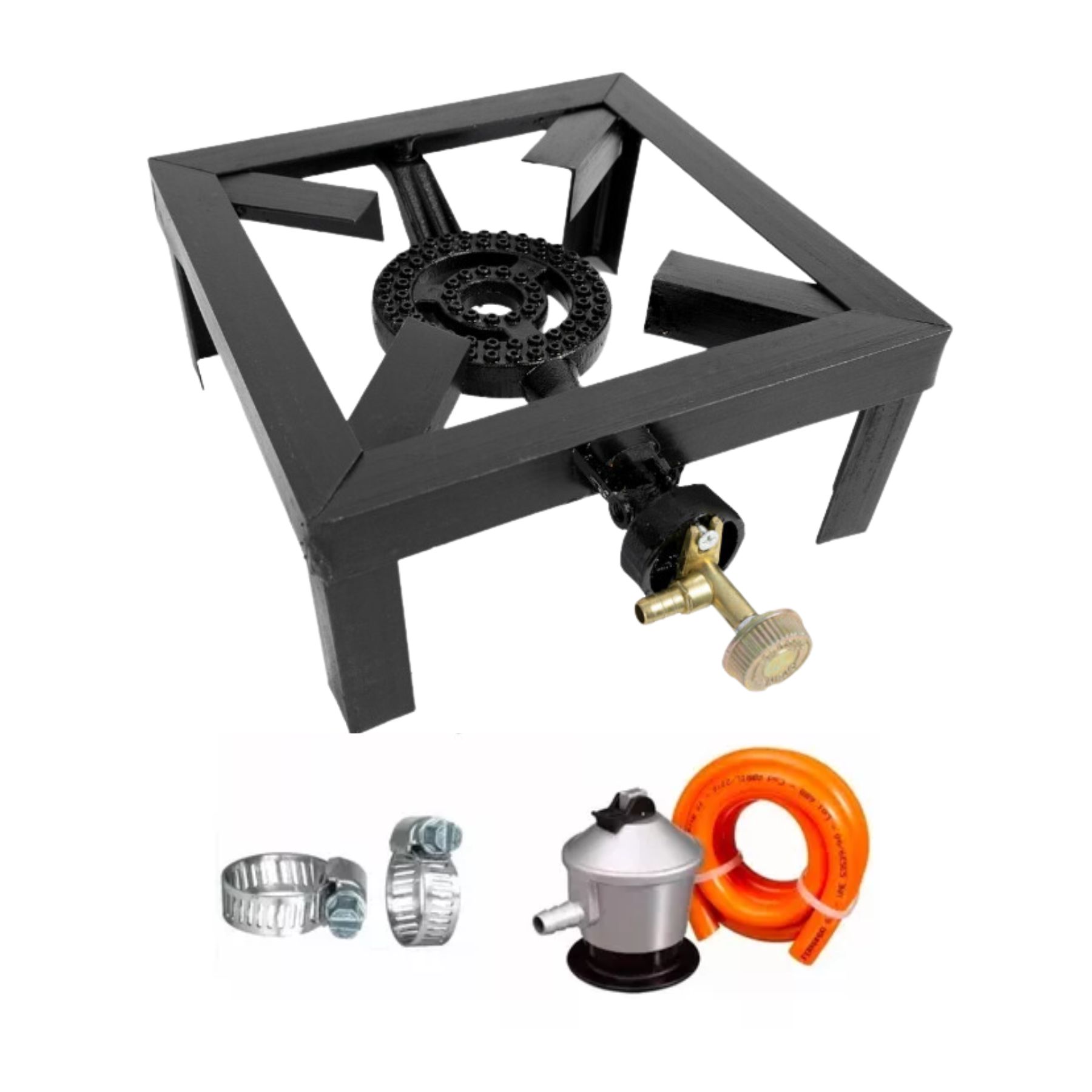 Cocina Fogon Plato A Gas Licuado Cocinilla Camping Hogar Kit