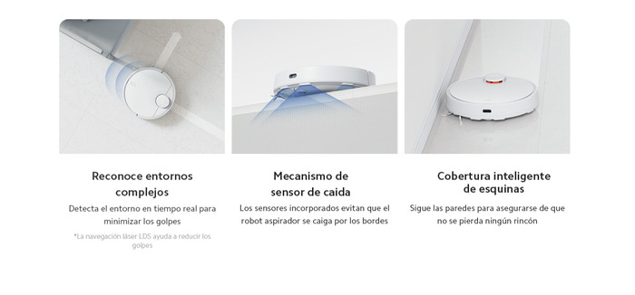 Múltiples sensores
                                Menos baches y obstáculos