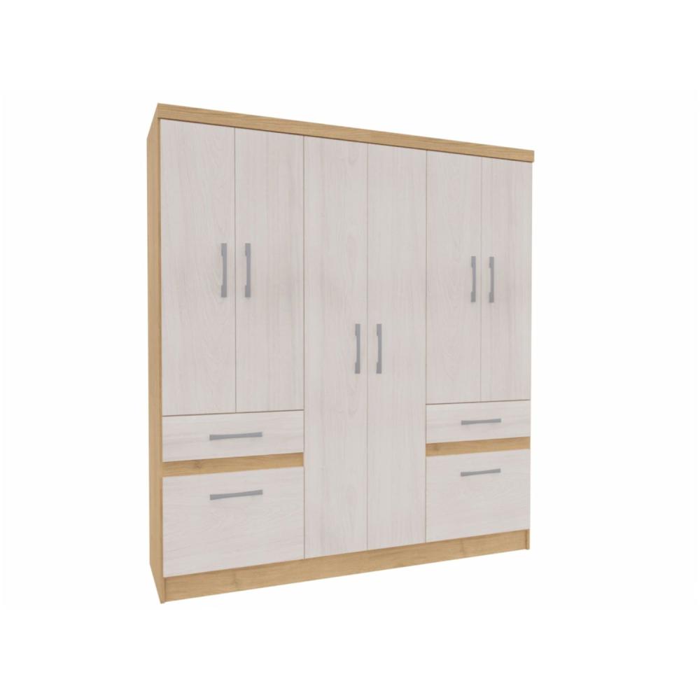 Clóset Casa Ideal B544 / 6 Puertas / 2 Cajones / 2 Zapateras