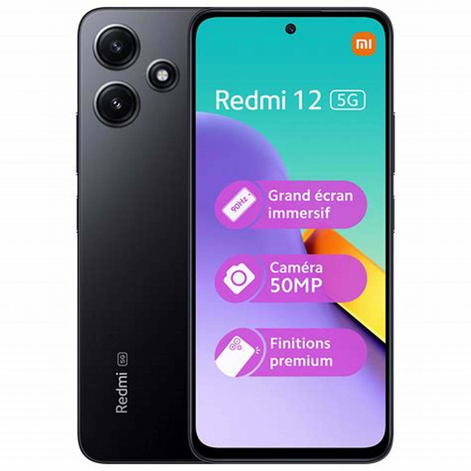 Xiaomi Redmi 12 5g Midnight Black 8gb Ram 256gb | Hites.com