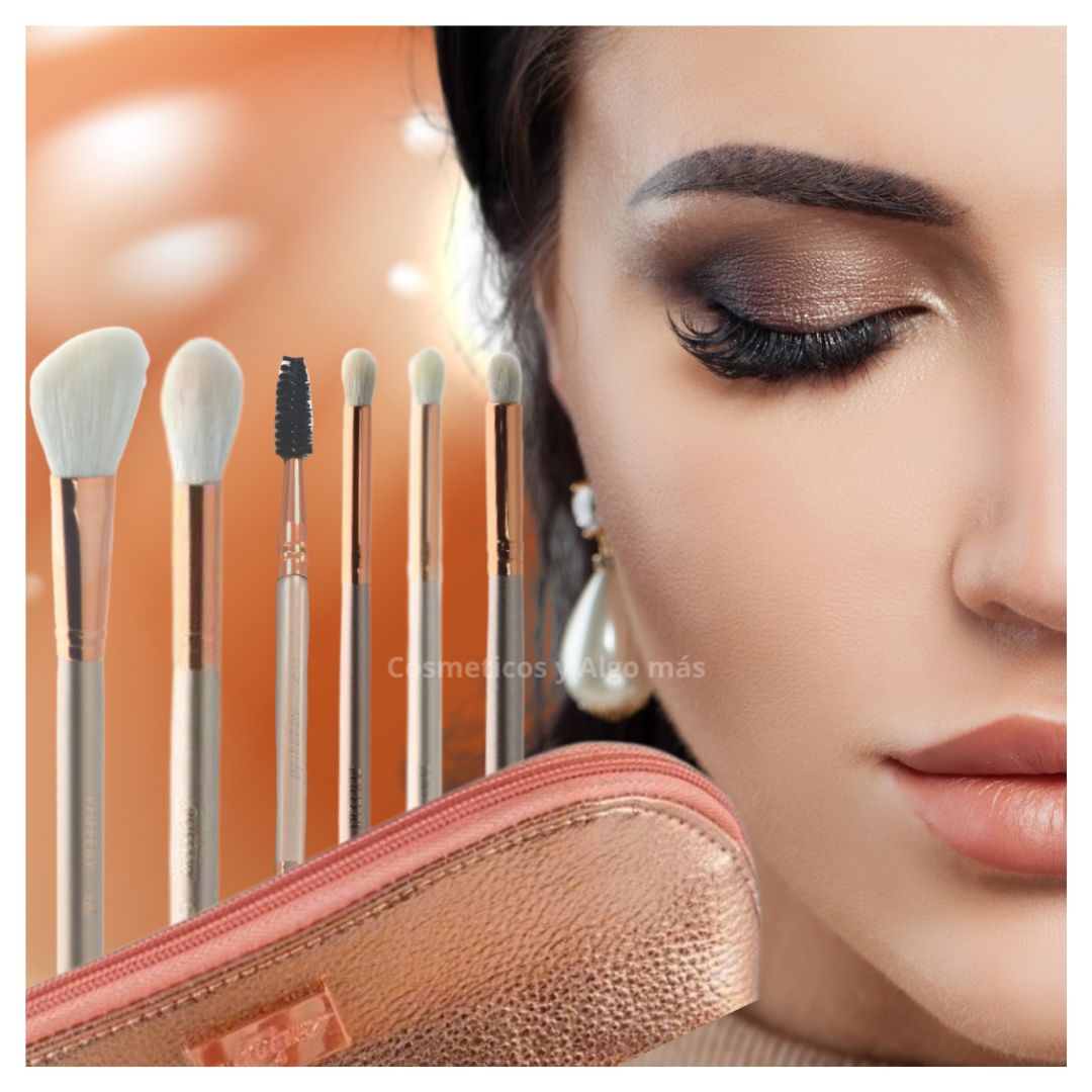 Set De Brochas Profesionales De Maquillaje Con Estuche