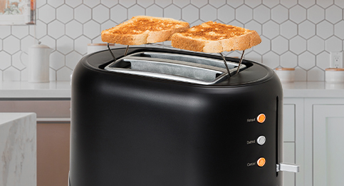  Tostadora de pan, tostadora eléctrica automática de alimentos  para hacer pan, cuenta con 2 rebanadas extra ancha herramienta de desayuno  de arena para familias, 220 V : Hogar y Cocina